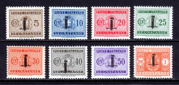 Italian Social Republic - Scott #J1//J9 - MH - Short Set - SCV $40 - Segnatasse