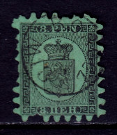 Finland - Scott #7b - Used - Ragged Perfs, 2 Small Thins - SCV $275 - Used Stamps