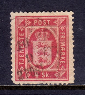 Denmark - Scott #O2 - Used - A Few Pulled Perfs At Bottom - SCV $40 - Servizio