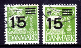 Denmark - Scott #269, 270 - Used - SCV $6.95 - Gebraucht