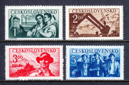 Czechoslovakia - Scott #410-413 - MNH - Gum Bump #410 - SCV $6.50 - Ungebraucht