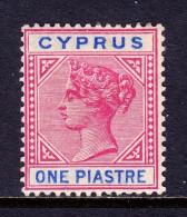 Cyprus - Scott #21 - MH - Paper Adhesion/rev. - SCV $15 - Zypern (...-1960)