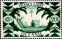 Océanie Poste N** Yv:168 Mi:180 France Libre Série De Londres - Unused Stamps