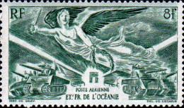 Océanie Avion N** Yv:19 Mi:206 Anniversaire De La Victoire - Posta Aerea