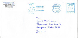 L76738 - Bund - 2005 - €1,55 AbsFreistpl "Rattenfaengerstadt ..." A LpBf HAMELN -> Japan - Storia Postale