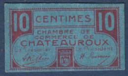 CHATEAUROUX - 10 Centimes - Bons & Nécessité