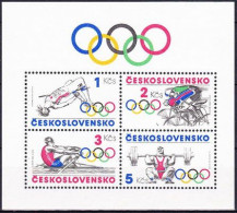 ** Tchécoslovaquie 1984 Mi 2782-5 - Bl.60 (Yv BF 64), (MNH)** - Nuevos