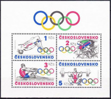 ** Tchécoslovaquie 1984 Mi 2782-5 - Bl.60 (Yv BF 64), (MNH)** - Unused Stamps