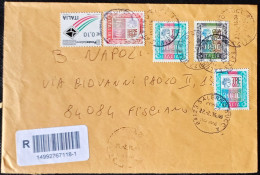 Salerno 22.2.2016  Busta Eur. 0,10 Alto Valore L.4000 + 3000 + 1500 X2 - 2011-20: Cartas & Documentos