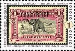 Belgie 2008 -  OBP 3848 - Congo Belge - Timbres Sur Timbres