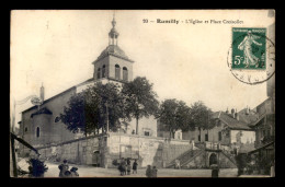 74 - RUMILLY - L'EGLISE PLACE CROISOLLET - Rumilly