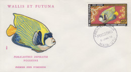 Enveloppe  FDC   1er  Jour   WALLIS  Et  FUTUNA    Poissons    1978 - FDC