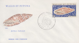 Enveloppe  FDC  1er  Jour   WALLIS  ET  FUTUNA    Coquillages   1976 - Conchas