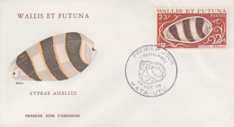 Enveloppe  FDC  1er  Jour   WALLIS  ET  FUTUNA    Coquillages   1976 - Coneshells