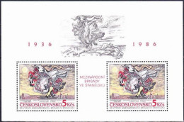 ** Tchécoslovaquie 1986 Mi 2880 - Bl.68 (Yv BF 72), (MNH)** - Unused Stamps