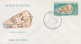 Enveloppe  FDC  1er  Jour   WALLIS  ET  FUTUNA    Coquillages   1976 - Conchiglie