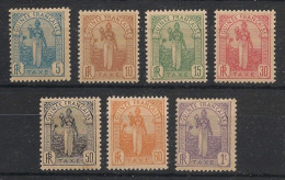 GUINEE - 1905 - Taxe TT N°YT 1 à 7 - Série Complète - Neuf Luxe ** / MNH - Unused Stamps