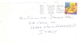 LETTERA PER ITALIA CON ANNULLO TARGHETTA - Covers & Documents