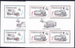 ** Tchécoslovaquie 1987 Mi 2912-3 - Bl.70-1 (Yv BF 74-5), (MNH)** - Unused Stamps