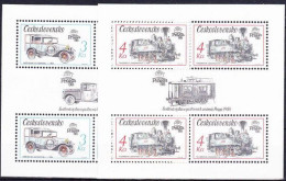 ** Tchécoslovaquie 1987 Mi 2912-3 - Bl.70-1 (Yv BF 74-5), (MNH)** - Nuevos