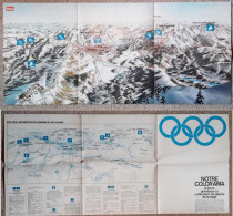 Panorama Et Plan Des Sites Des X° Jeux Olympiques D'Hiver De GRENOBLE 1968 Olympic Games 68 Colorama Inclus Dans Le * - Andere & Zonder Classificatie
