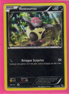 Carte Pokemon Francaise 2011 Noir Et Blanc 72/114 Vostourno 60pv Brillante Neuve - Nero E Bianco