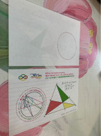 Hong Kong Stamp 2016 Mathematical Olympiad Circle Shape MNH - Brieven En Documenten