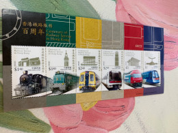 Hong Kong Stamp Railway Service 2010 Landscape MNH - Cartas & Documentos