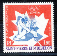 REF 086 > SAINT PIERRE Et MIQUELON < PA N° 61 * * < Neuf Luxe Voir Dos - MNH * * < SPM Poste Aérienne - Judo - Unused Stamps