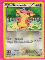 Carte Pokemon Francaise 2011 Noir Et Blanc 87/114 Nanmeouie 80pv Neuve - Nero E Bianco