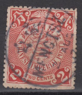 IMPERIAL CHINA - Coiling Dragon With Interesting Cancellation - Oblitérés