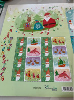 Hong Kong Stamp 2014 Christmas Sheets Of Two MNH - Covers & Documents