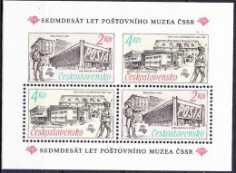 ** Tchécoslovaquie 1988 Mi 2954-5 - Bl.79 (Yv BF 77), (MNH)** - Nuevos