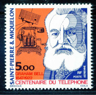 REF 086 > SAINT PIERRE Et MIQUELON < PA N° 63 * * < Neuf Luxe Voir Dos - MNH * * < SPM Poste Aérienne - Graham Bell - Neufs