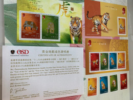 Hong Kong Stamp MNH New Year 2010 Tiger - Año Nuevo