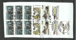 Denmark Briefstück O 2024 Taastrup = Cover Out Cut With 13 Stamps - Eule Owl Postkutsche Boat Map Etc. 150 DKR - Oblitérés