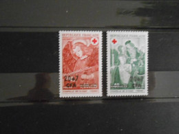 REUNION YT 404/405 CROIX-ROUGE 1971** - Unused Stamps