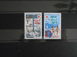 REUNION YT 431/432 CROIX-ROUGE 1974** - Unused Stamps