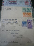 Malaya 1949  N.3 Air Forces Mail To UK No Arrival Stamp - Malaysia (1964-...)