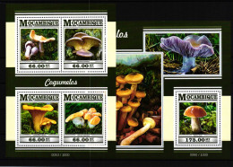 Mocambique 7989-7992 Und Block 1038 Postfrisch Kleinbogen / Pilze #HP003 - Mozambique