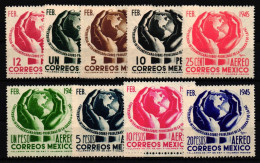 Mexiko 868-876 Postfrisch #HR107 - México