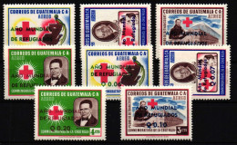 Guatemala 643-650 Postfrisch Rotes Kreuz #HR109 - Guatemala