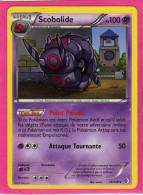 Carte Pokemon Francaise 2012 Noir Et Blanc Frontieres Franchies 73/149 Scobolide 100pv Bon Etat - Nero E Bianco