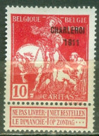 Belgique   107  *   TB   - 1910-1911 Caritas