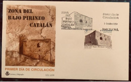 FDC  1999.- ZONA DEL BAJO PIRINEO CATALAN. - FDC