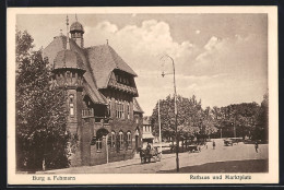 AK Burg A. Fehmarn, Rathaus Und Marktplatz  - Fehmarn