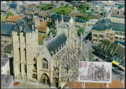 France 1981 Y&T 2161 Sur Carte Maximum. Église Notre-Dame De Louviers - Iglesias Y Catedrales