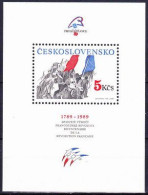 ** Tchécoslovaquie 1989 Mi 3005 - Bl.93 (Yv BF 86), (MNH)** - Unused Stamps
