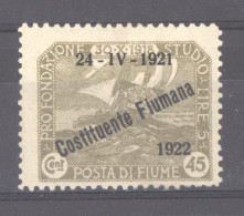 Italie  -  Fiume  :  Yv 163  * - Fiume