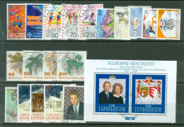 Liechtenstein  Année Complète  1992  Ob TB   - Annate Complete
